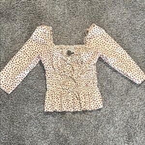 Reformation Lauryn top size 6 NWOT